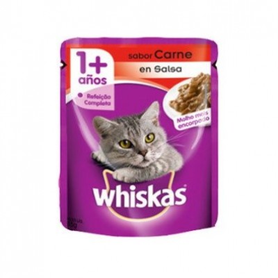 Comida Húmeda Para Gato Whiskas Carne