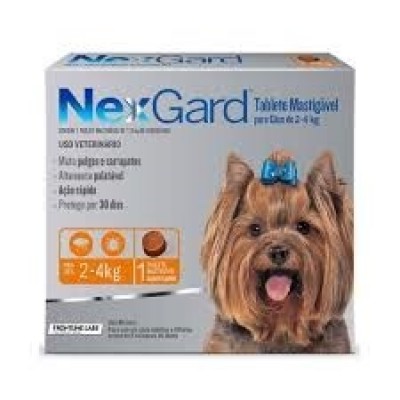 Antipulgas Para Perros Nexgard de 2-4 Kg