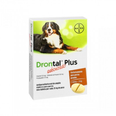 Desparasitante Para Perro Drontal Perros Grandes