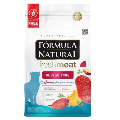 Comida Para Gato Fórmula Natural Adulto Castrado Carne